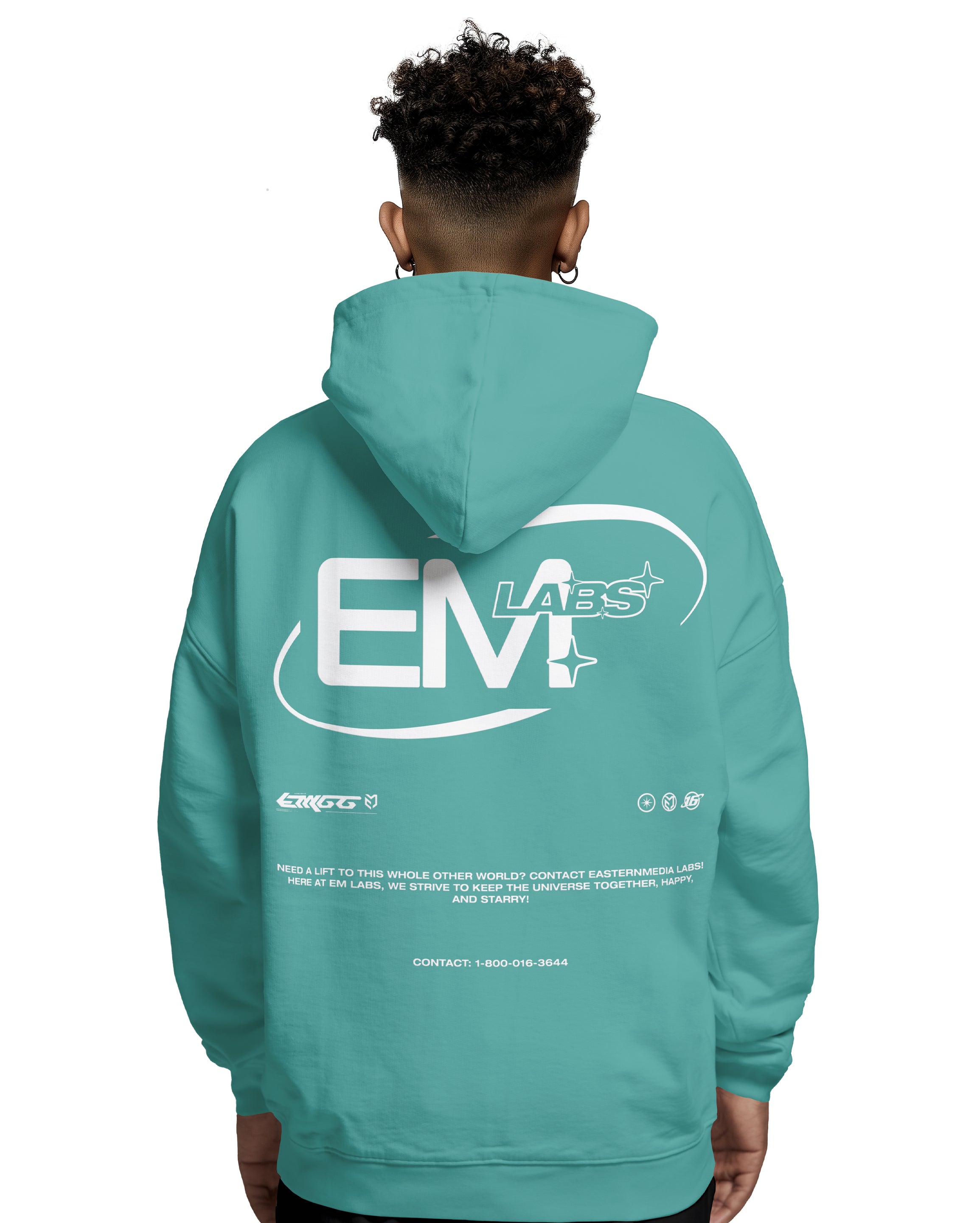 LABS X EMGG Logo Oversized Hoodie